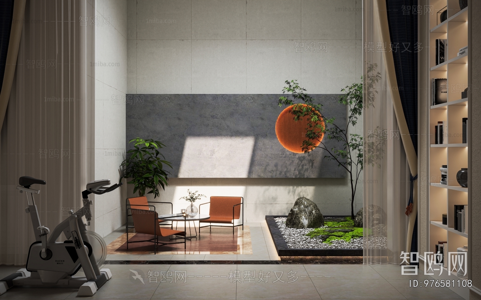 Modern Courtyard/landscape