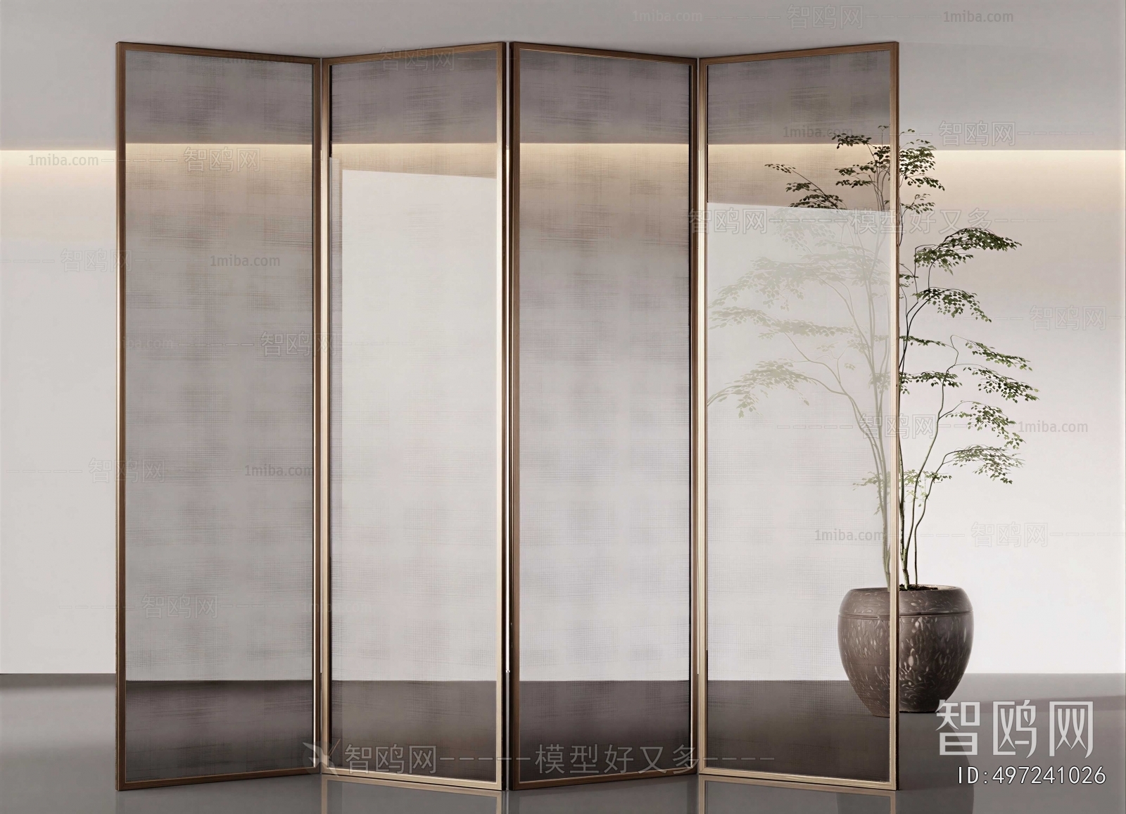 Modern Glass Screen Partition