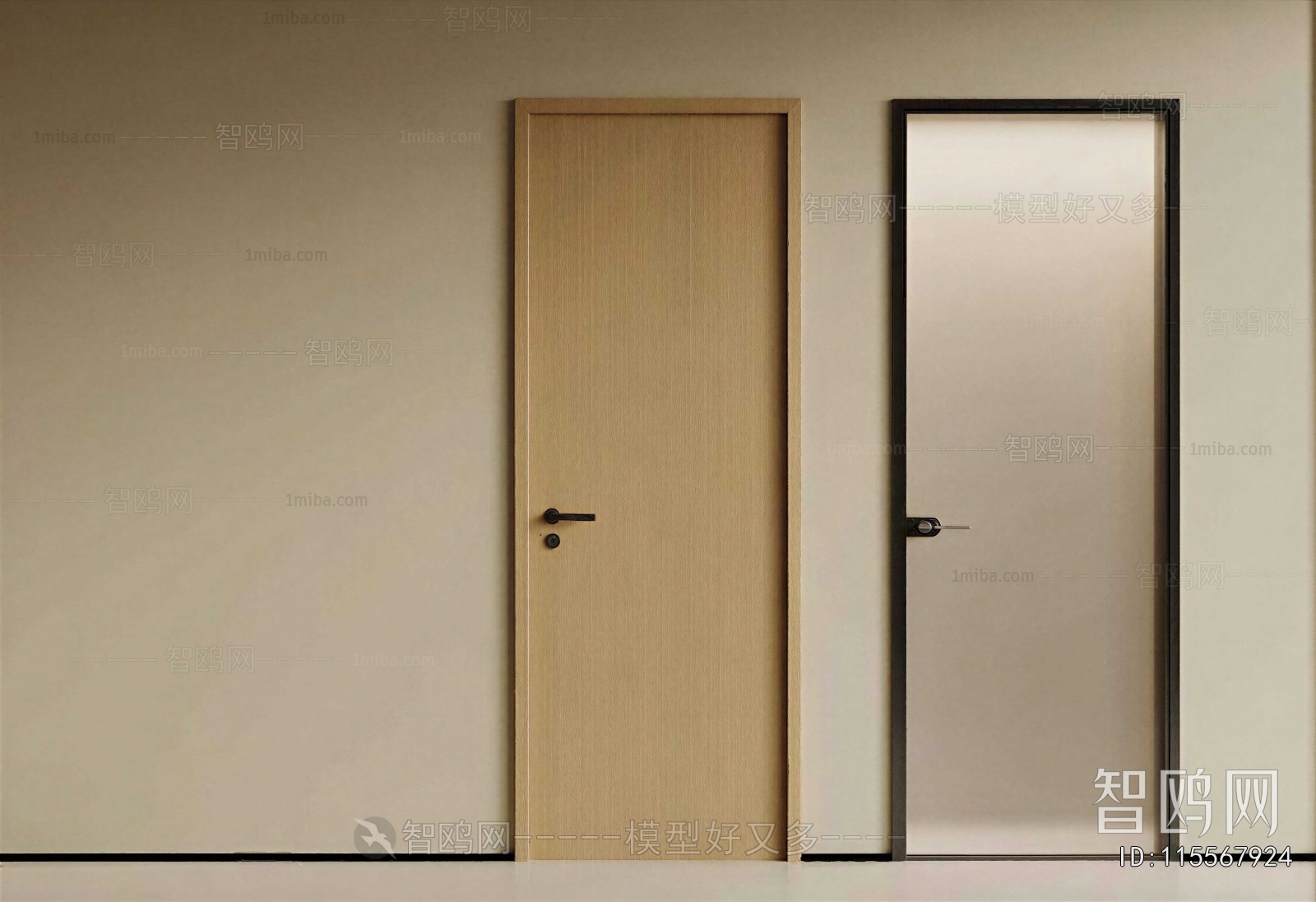 Modern Single Door
