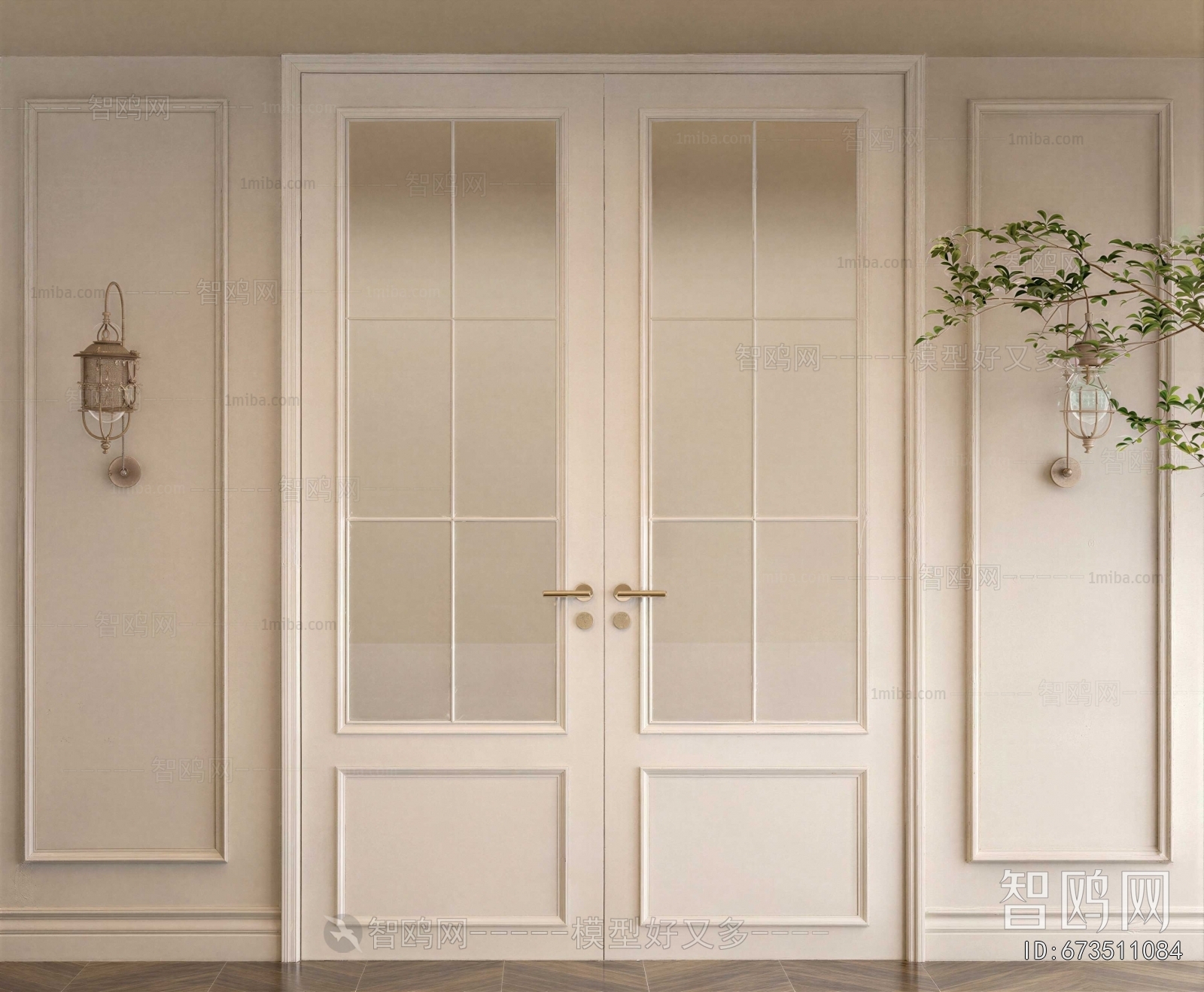French Style Double Door