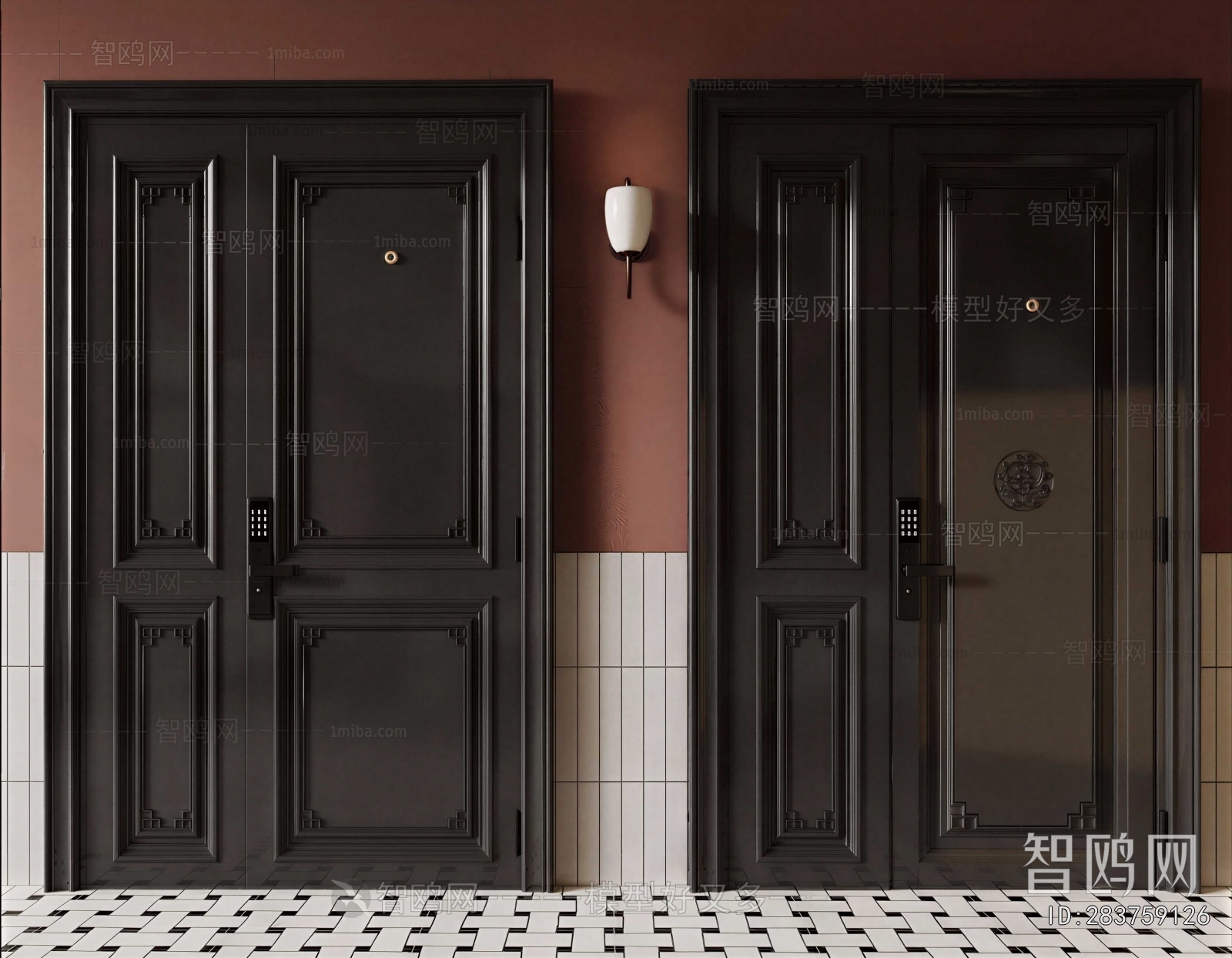 French Style Entrance Door