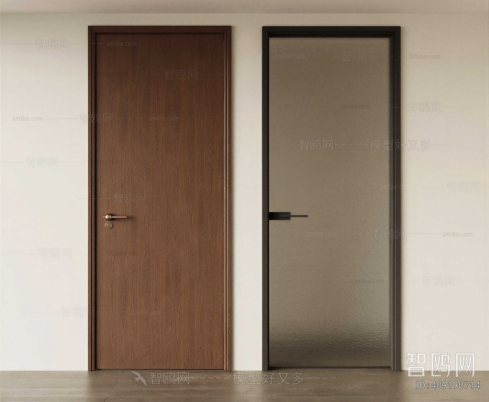 Modern Single Door