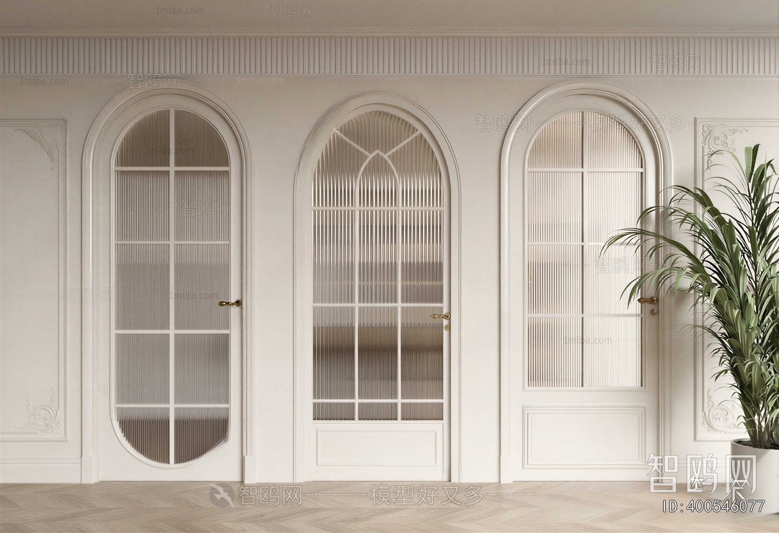 French Style Single Door