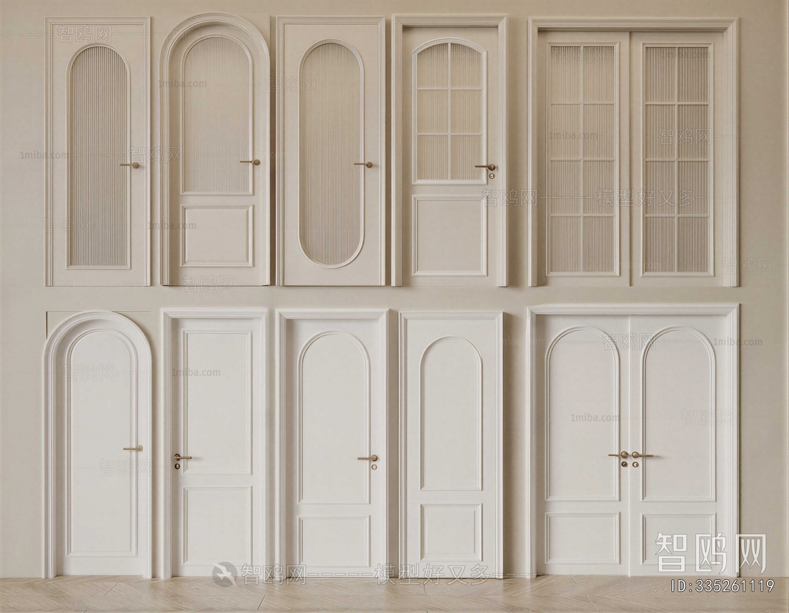 French Style Single Door