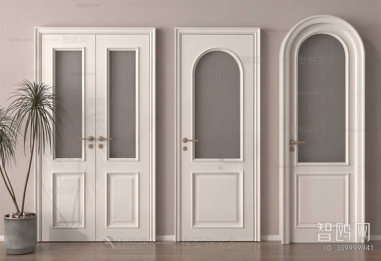 French Style Single Door