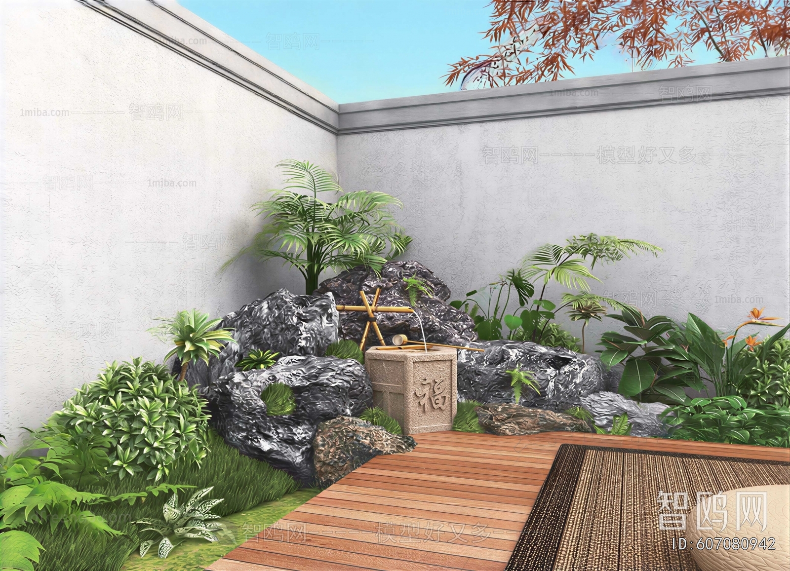 New Chinese Style Courtyard/landscape