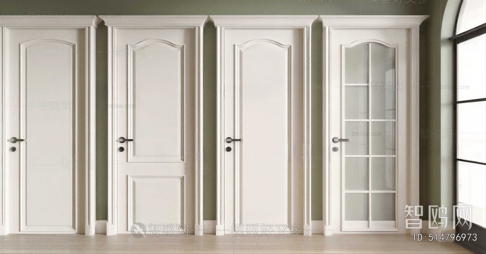 French Style Single Door