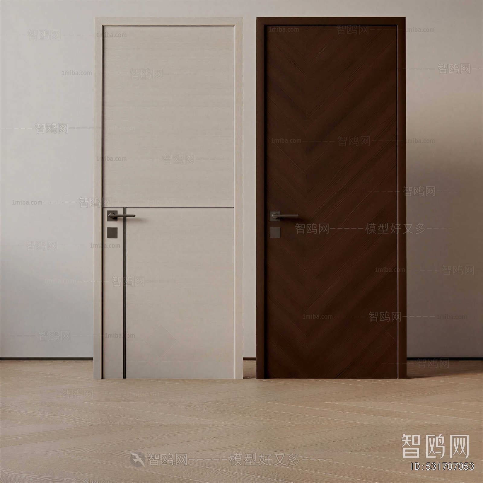 Modern Single Door