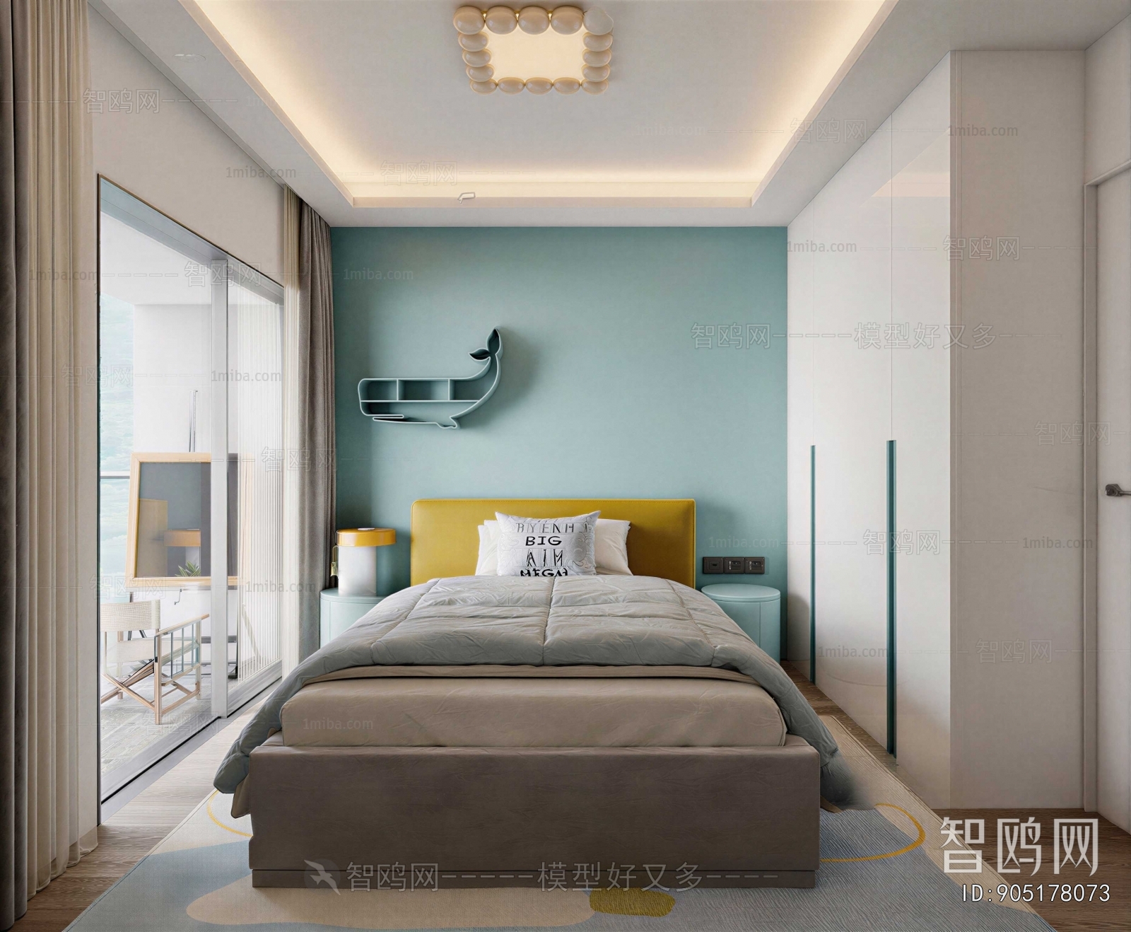 Modern Boy's Room And Son's Room