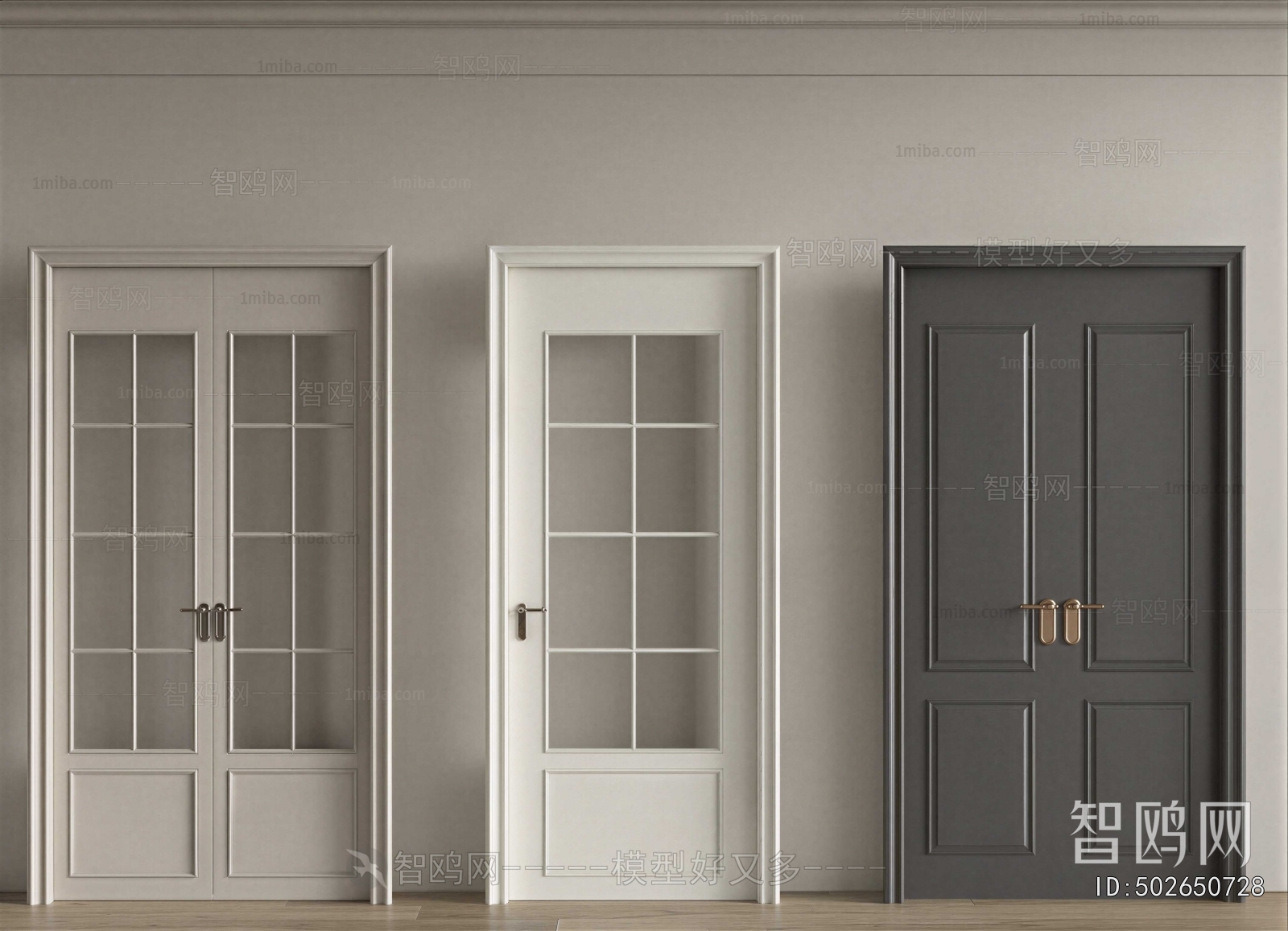 French Style Single Door