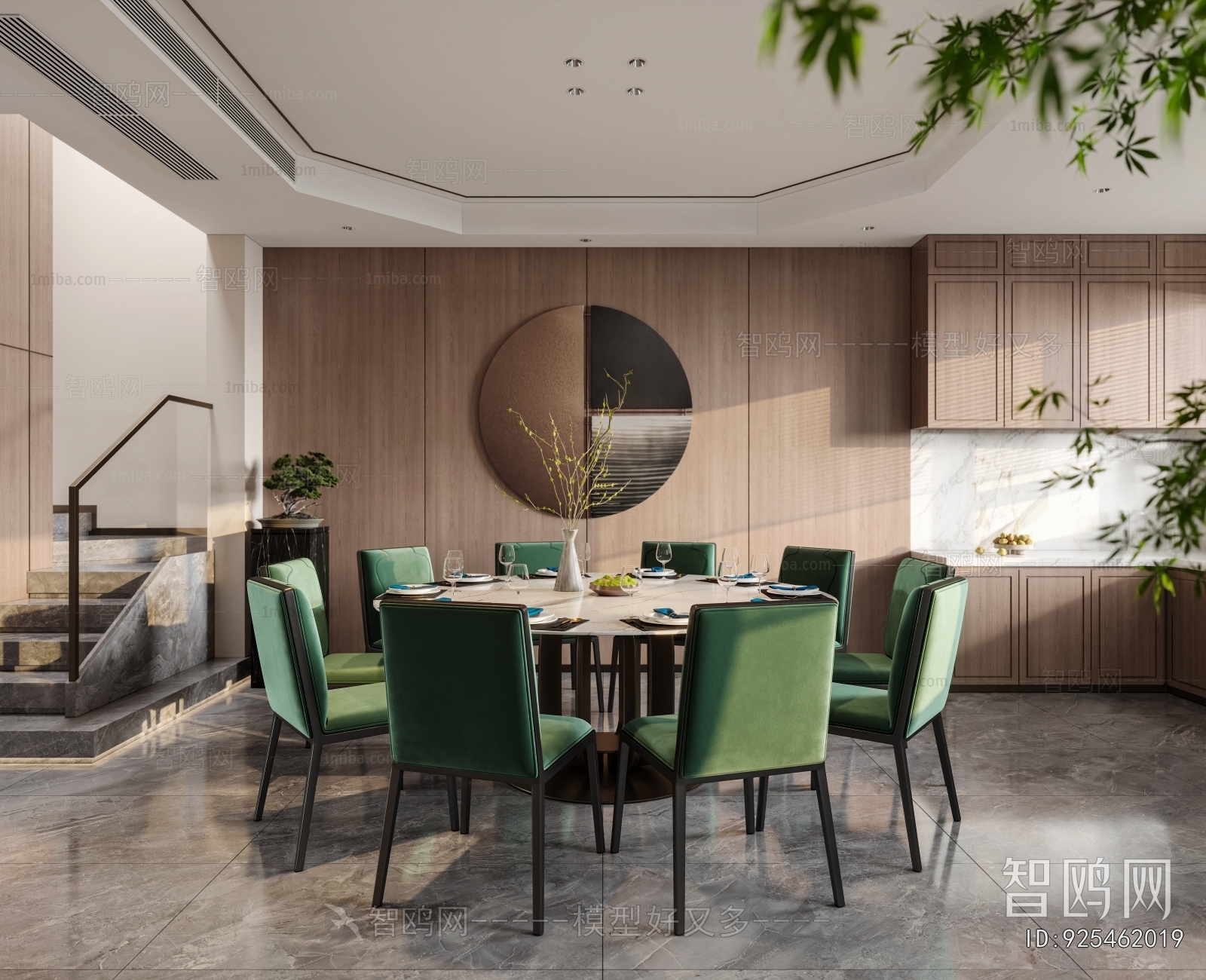 New Chinese Style Dining Room