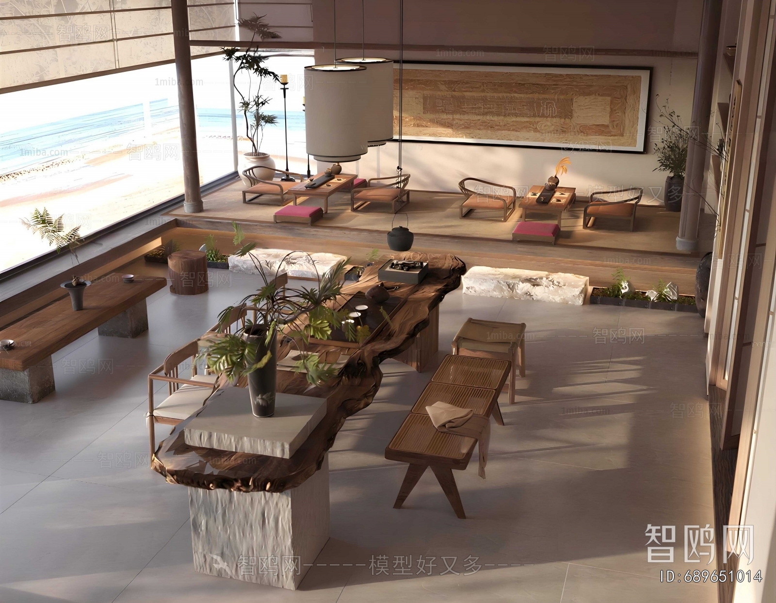 New Chinese Style Teahouse Tea House