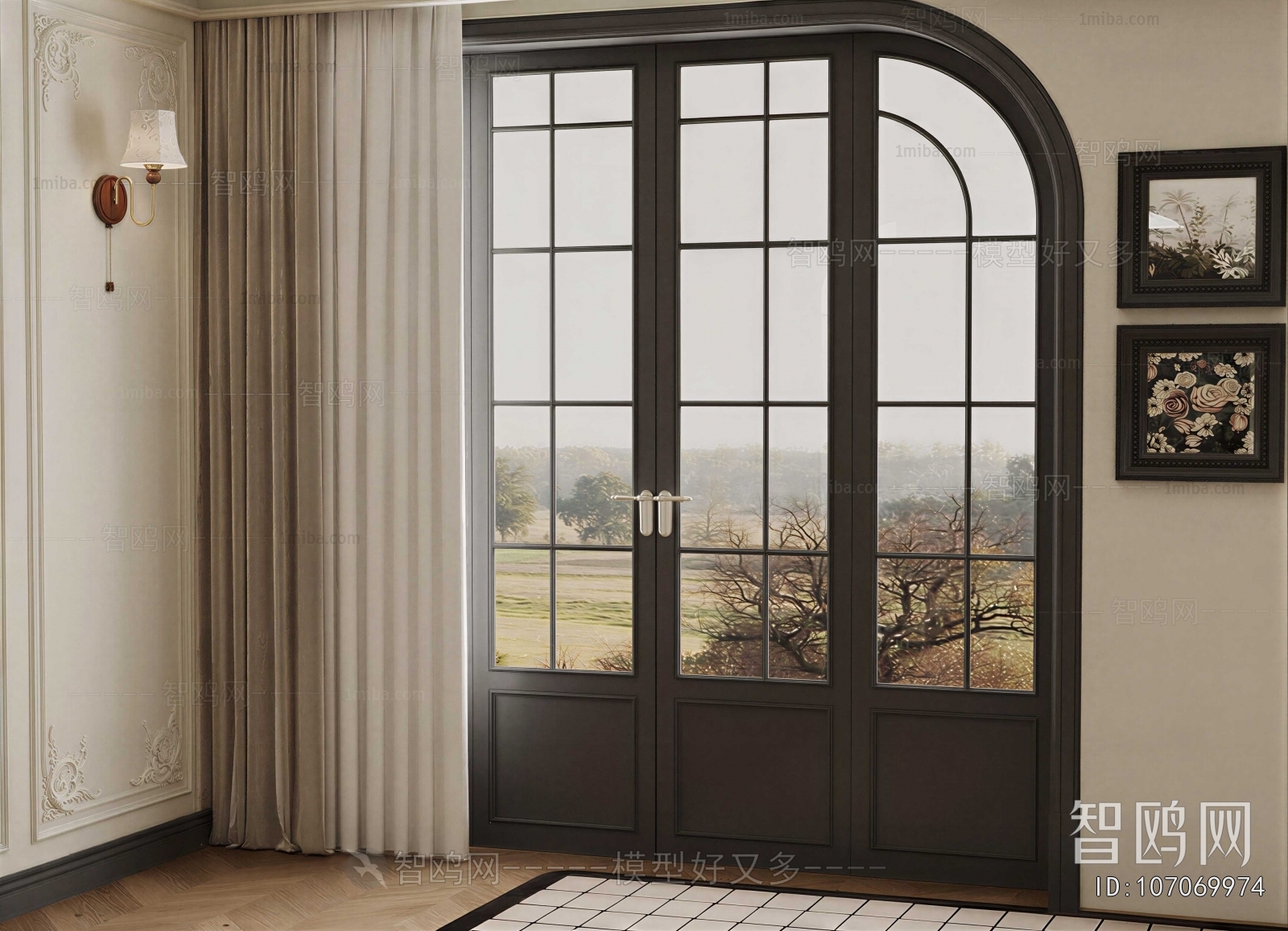 French Style Double Door