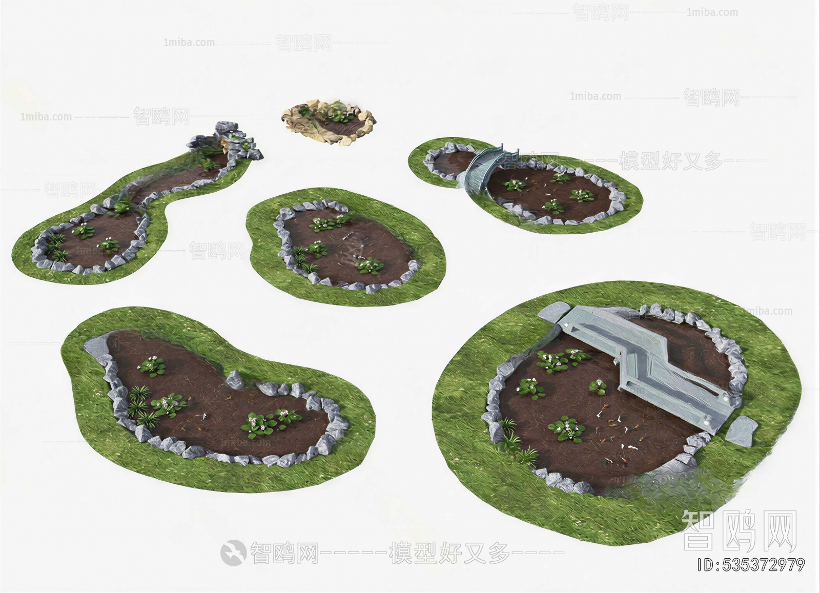 New Chinese Style Rockery Waterscape