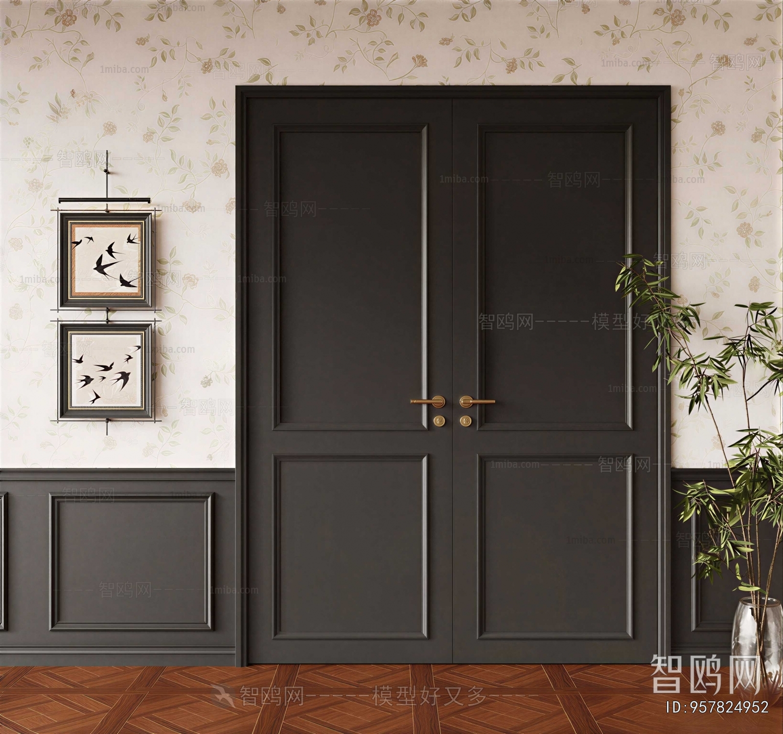 French Style Double Door