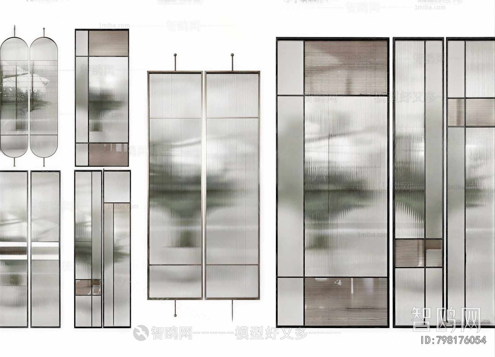 Modern Glass Screen Partition