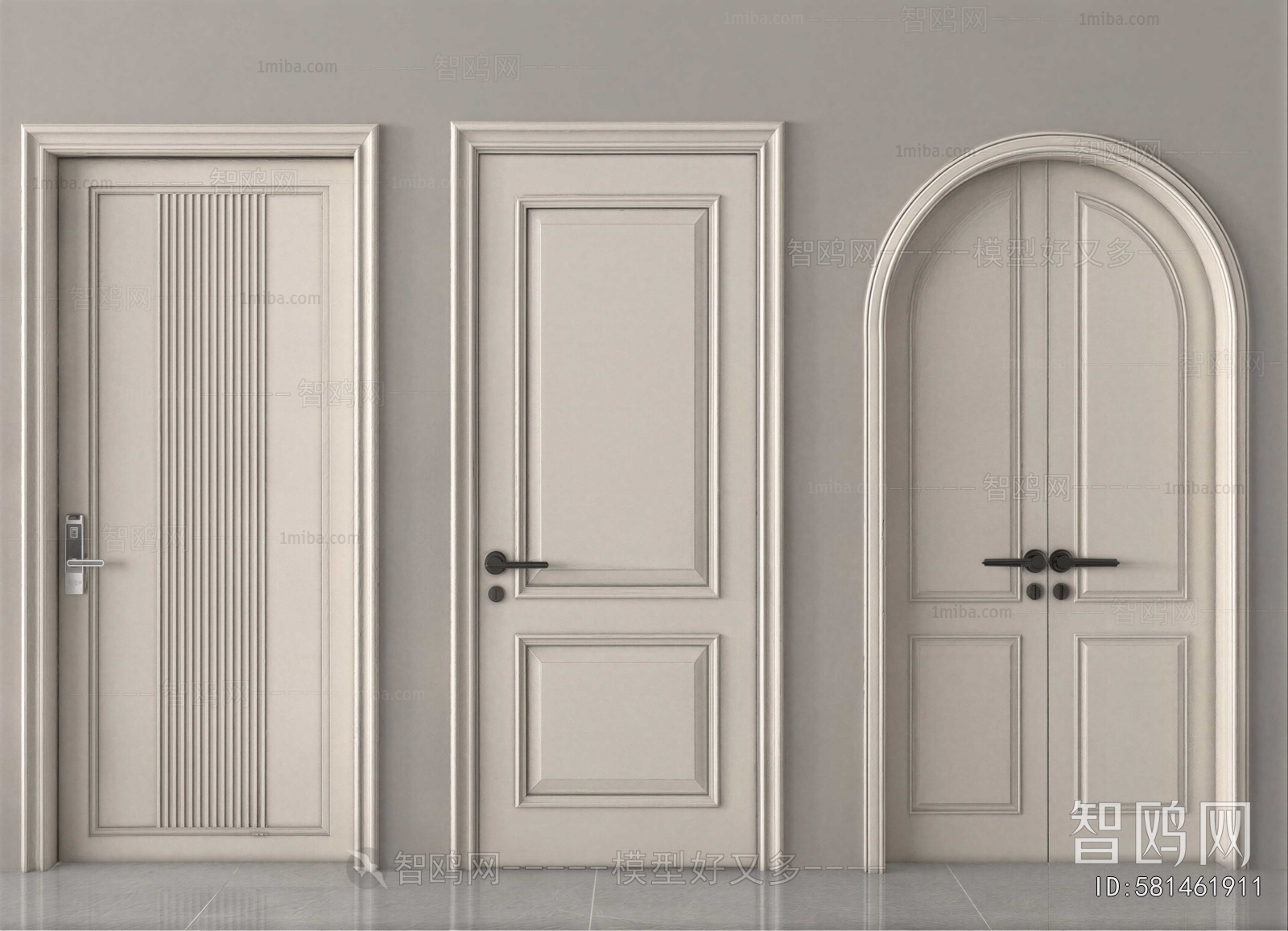 French Style Single Door
