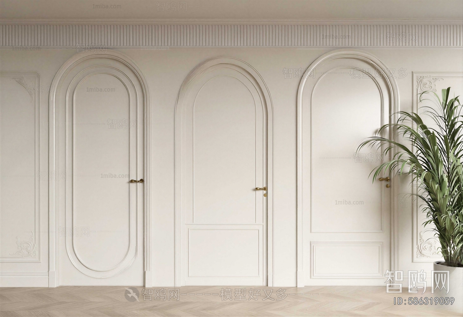 French Style Single Door