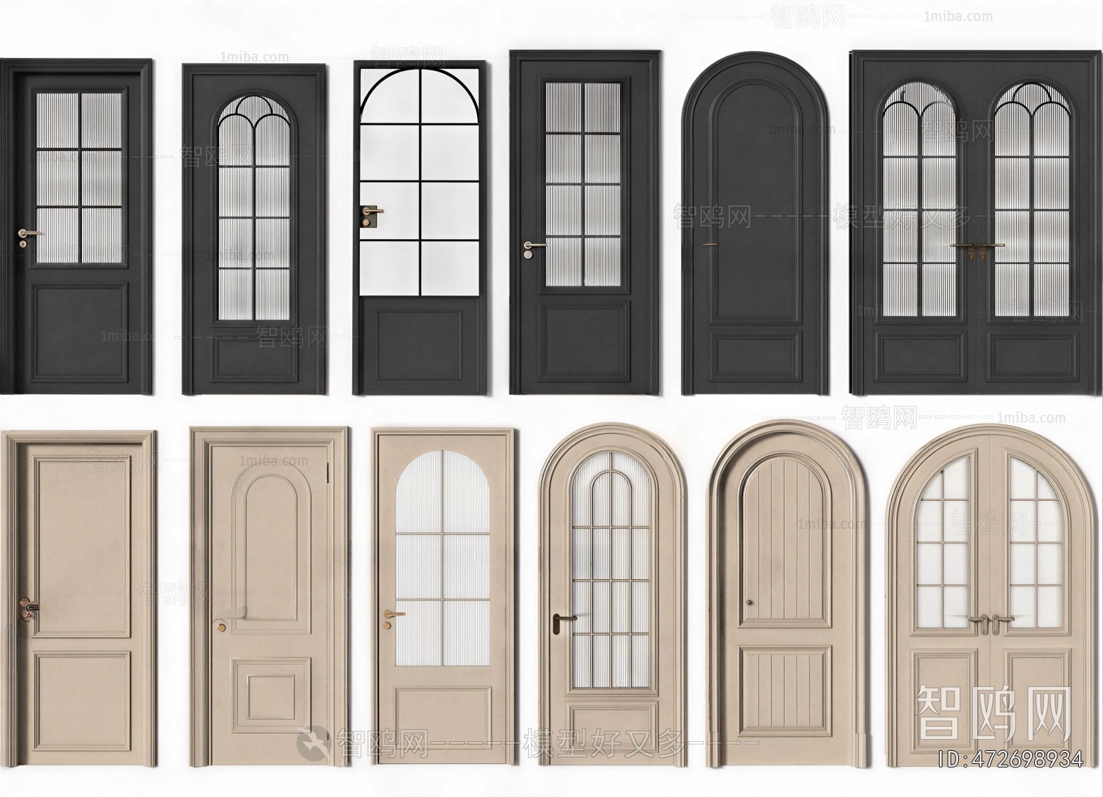 French Style Single Door