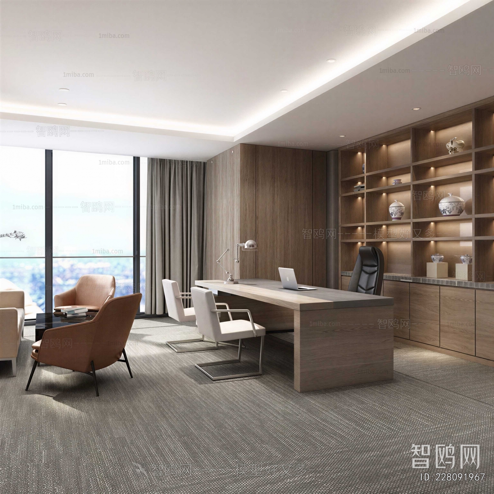 Modern Manager's Office