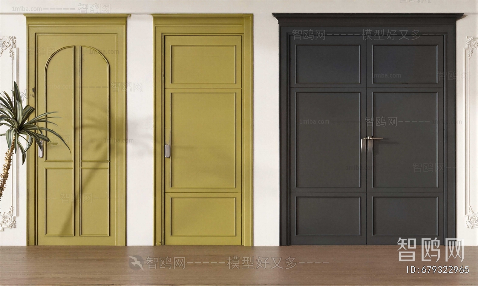 French Style Single Door