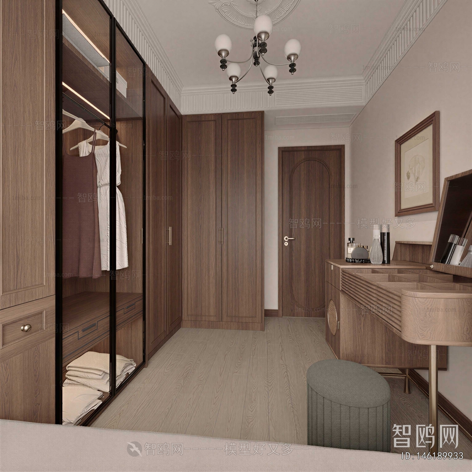 Modern Clothes Storage Area