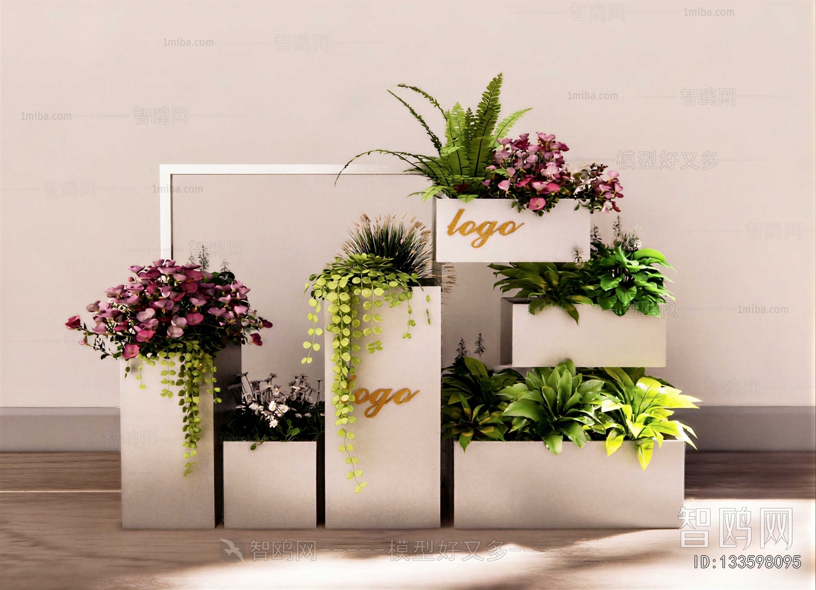 Modern Flower Bed, Flower Bowl, Flower Box