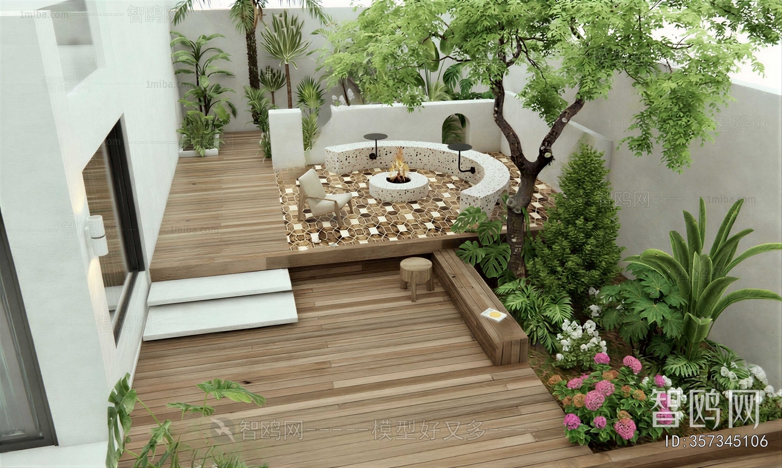 New Chinese Style Courtyard/landscape