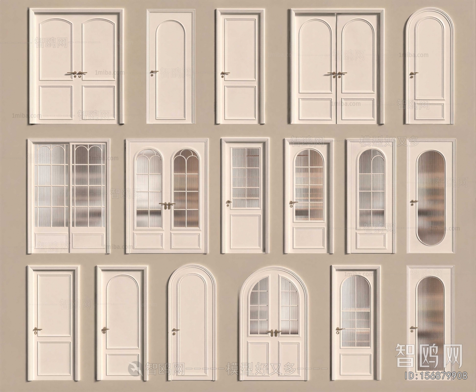 French Style Single Door