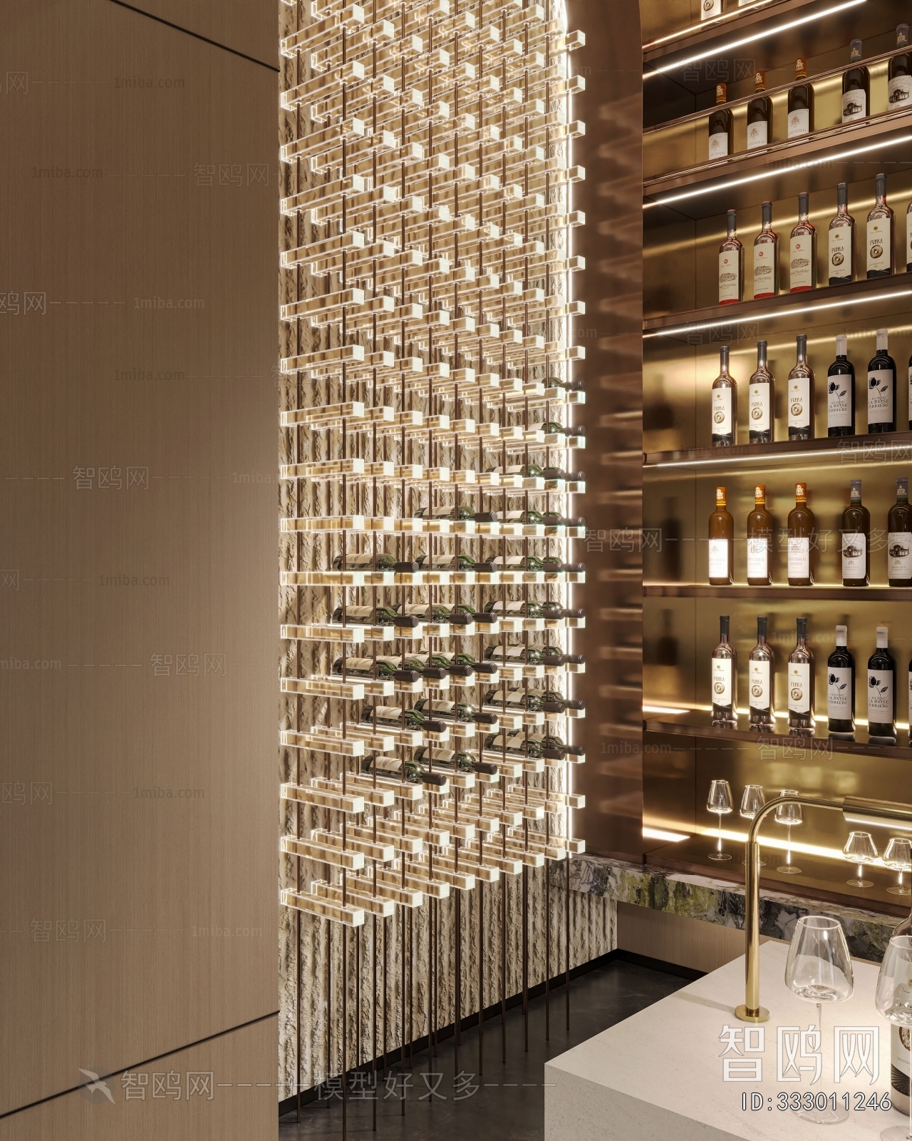 Modern Wine Cellar/Wine Tasting Room