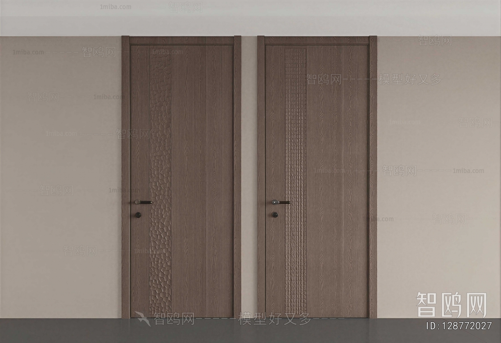 New Chinese Style Single Door