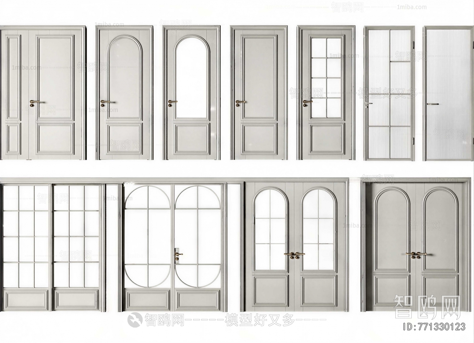 French Style Single Door