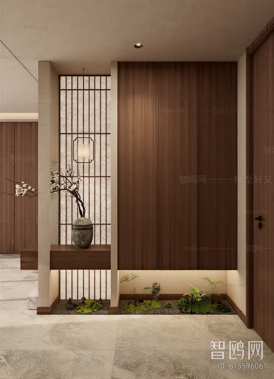 New Chinese Style Hallway