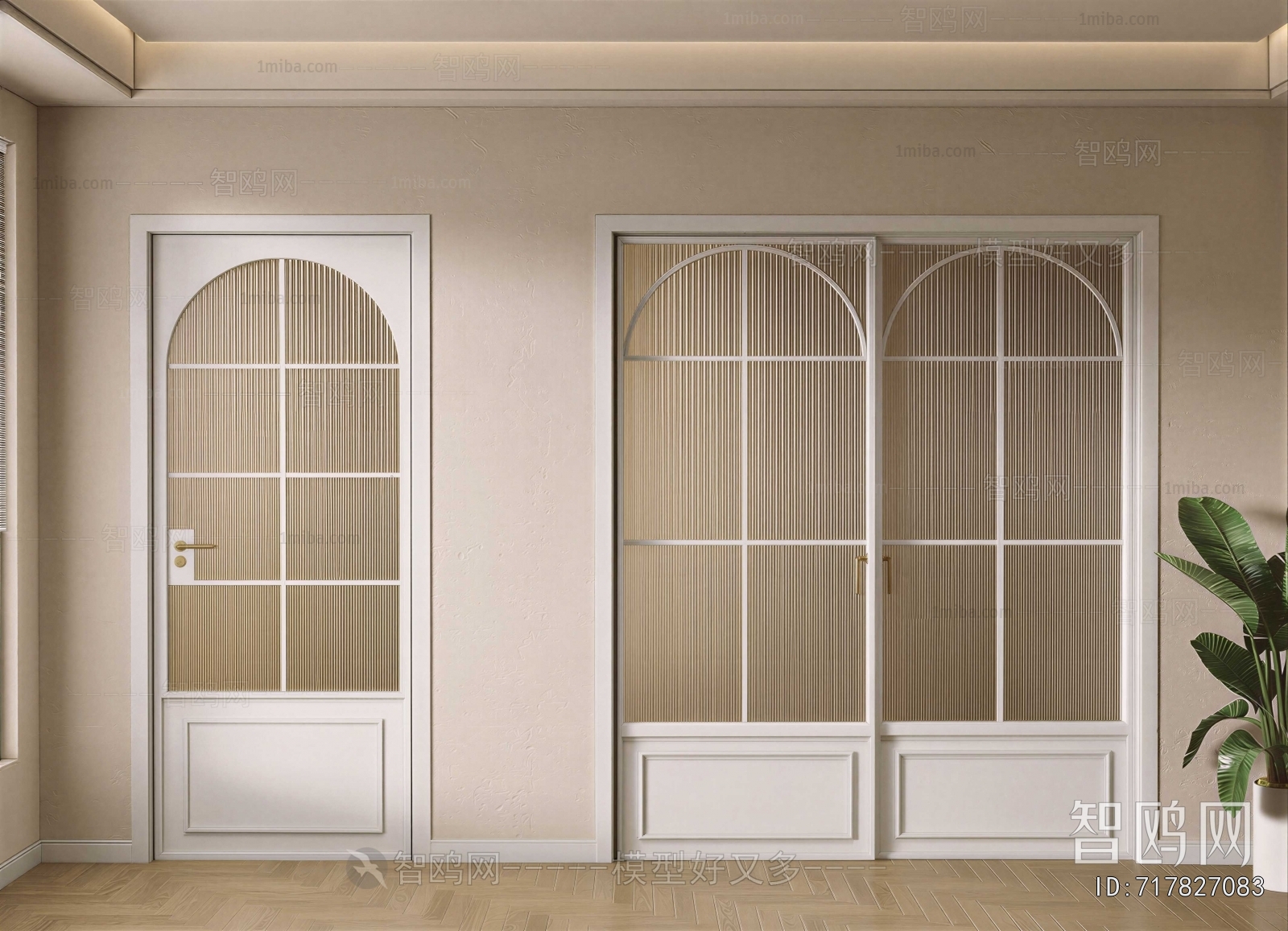 French Style Single Door