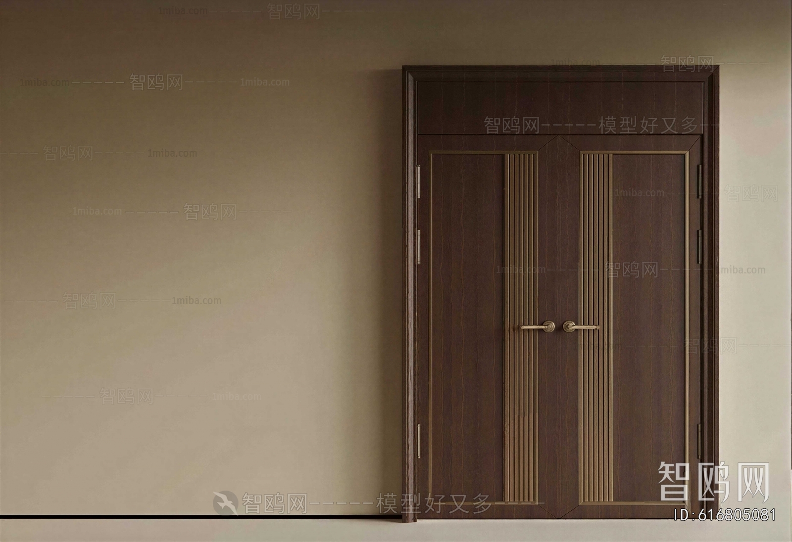 New Chinese Style Double Door