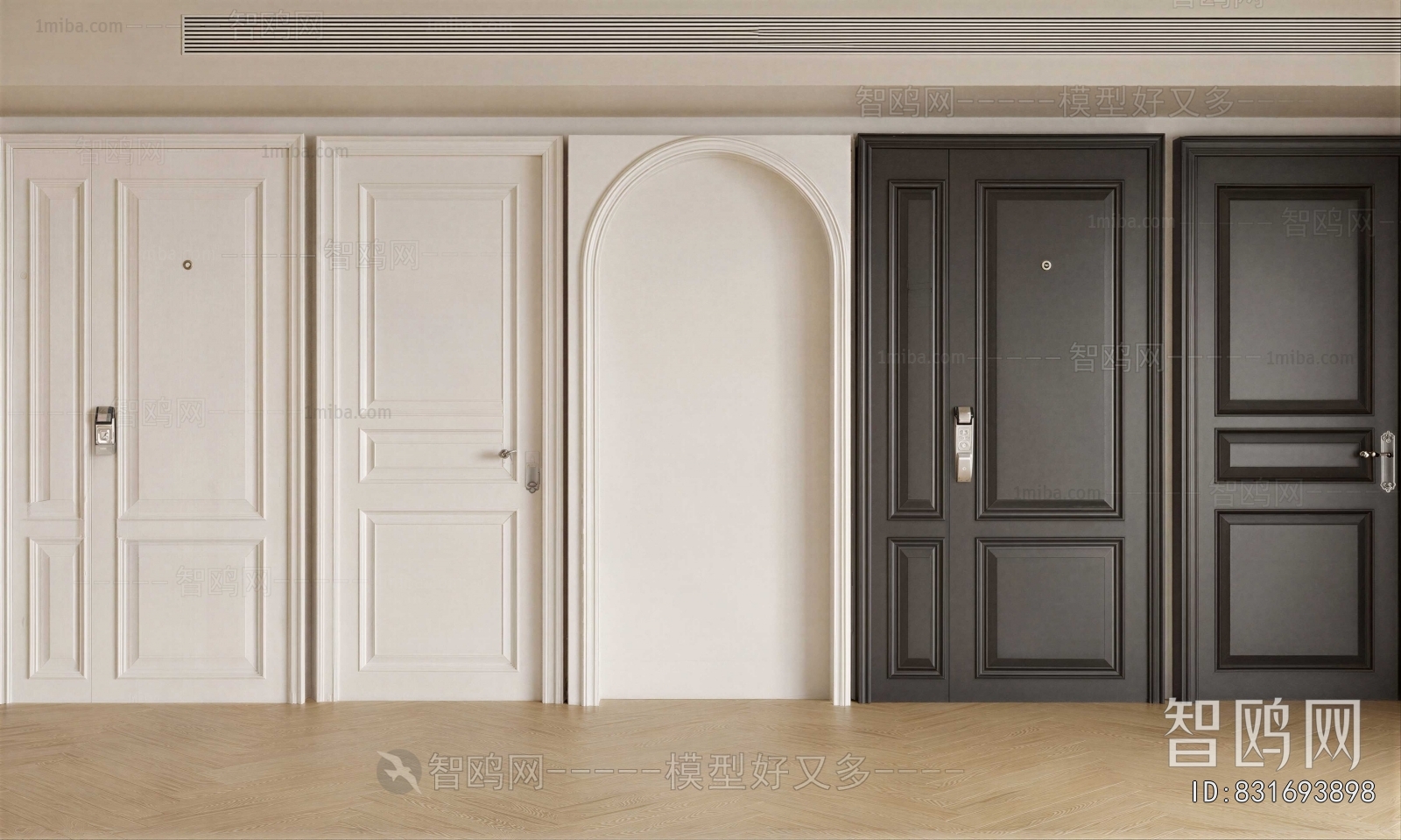French Style Single Door