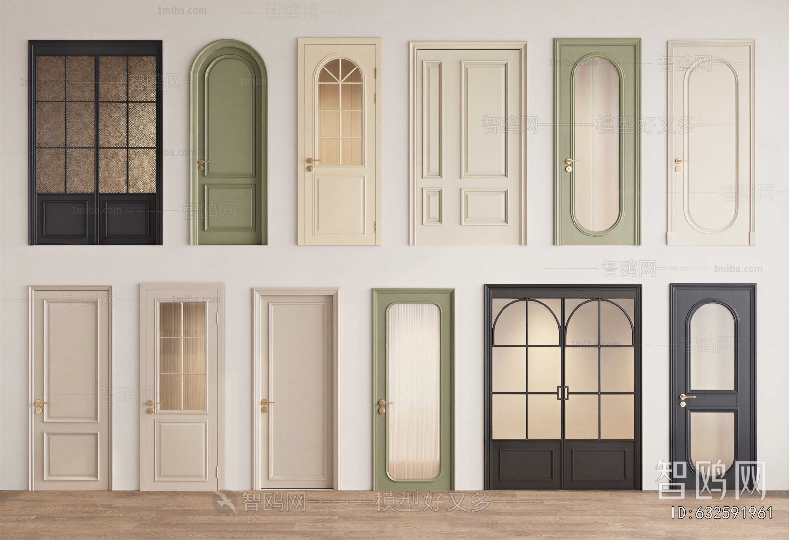 French Style Double Door