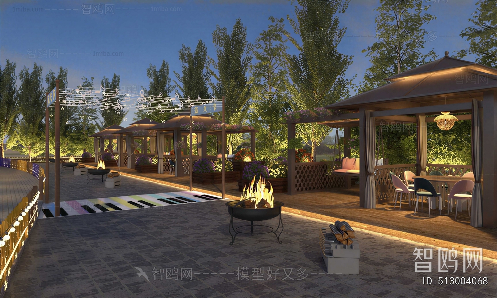 Modern Barbecue Restaurant