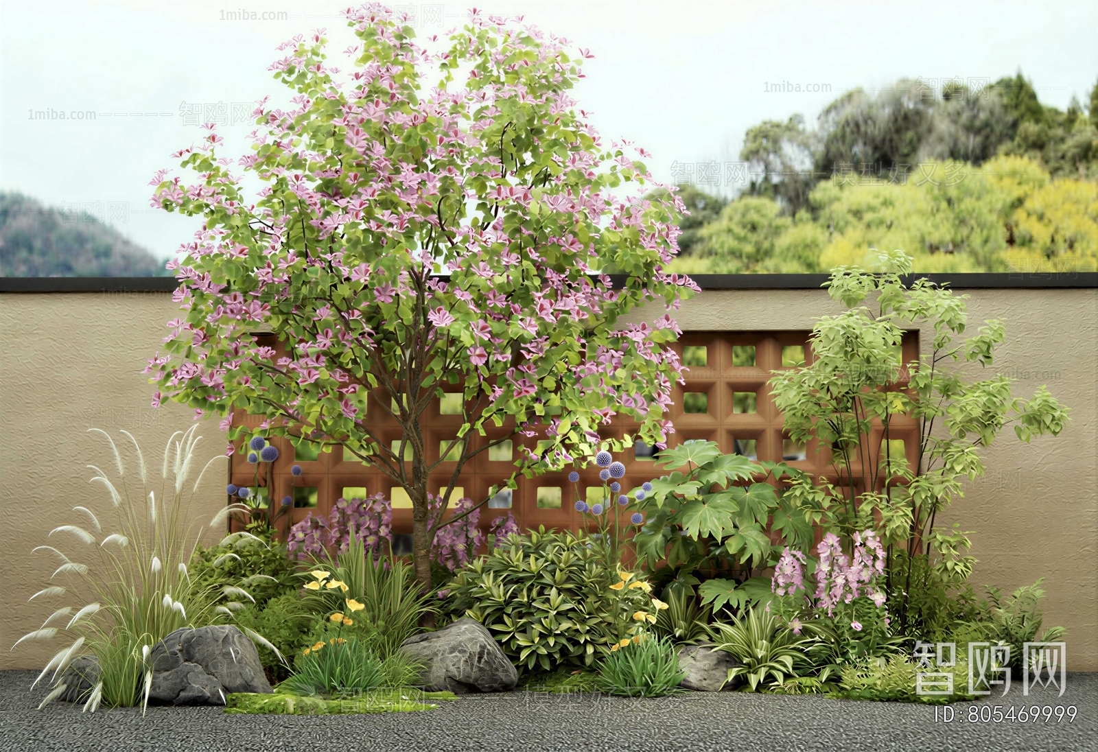 New Chinese Style Courtyard/landscape