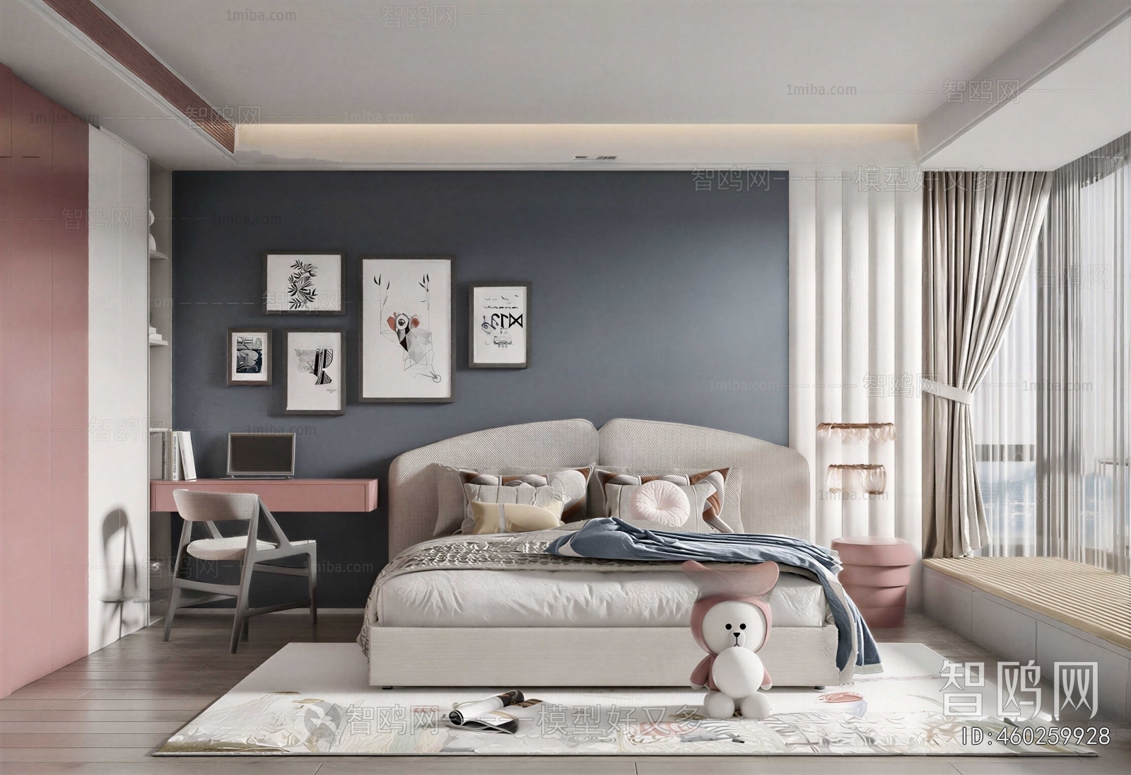 Modern Boy's Room And Son's Room