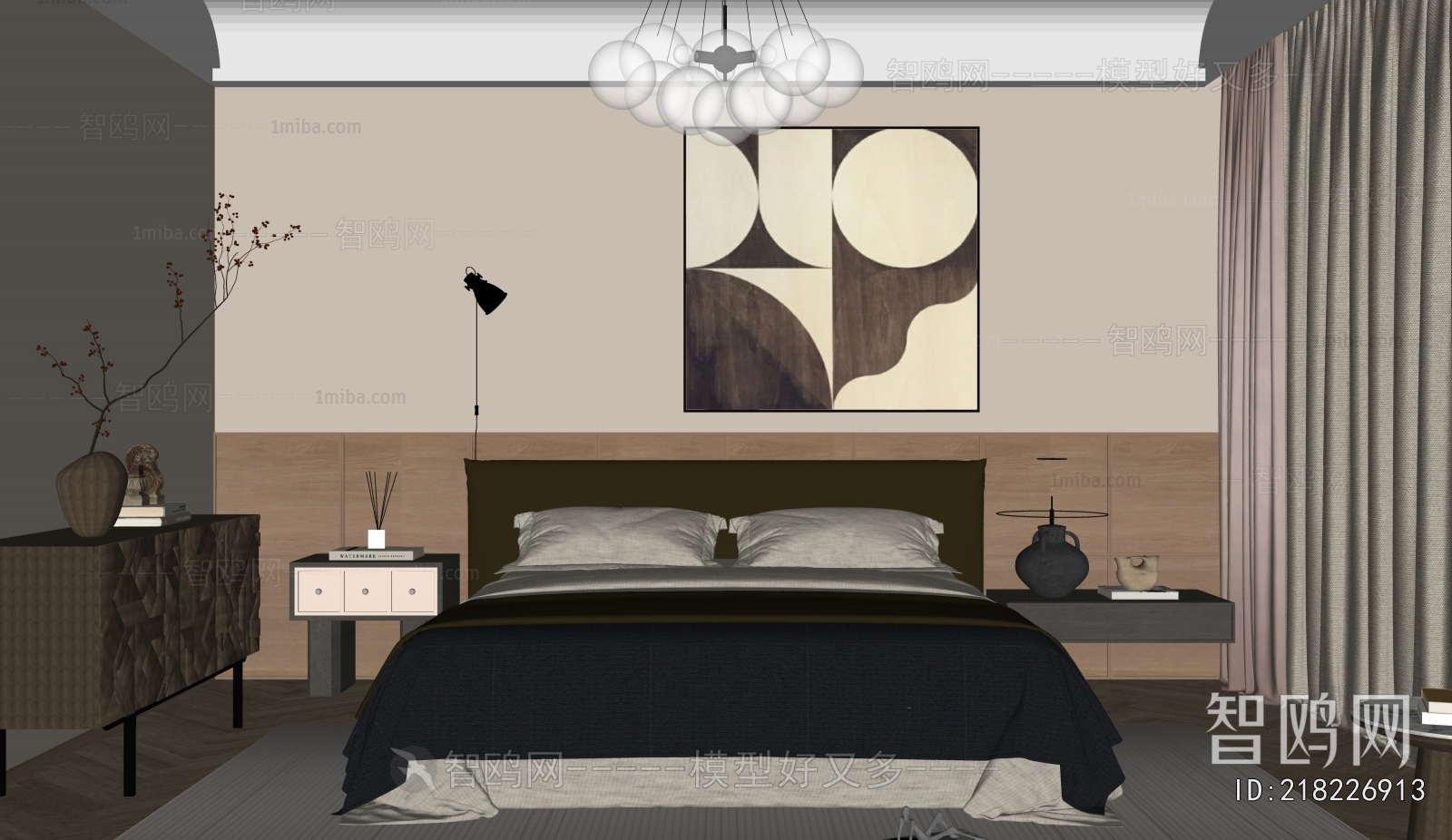 Wabi-sabi Style Bedroom