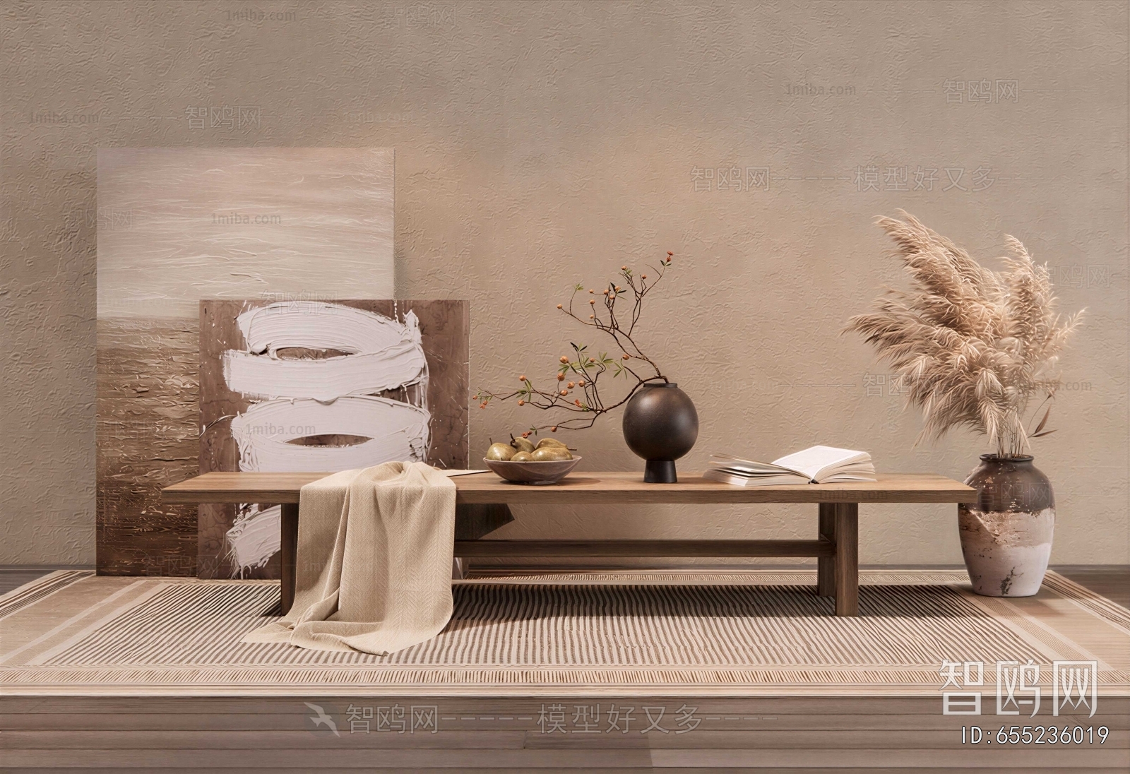 Wabi-sabi Style Console