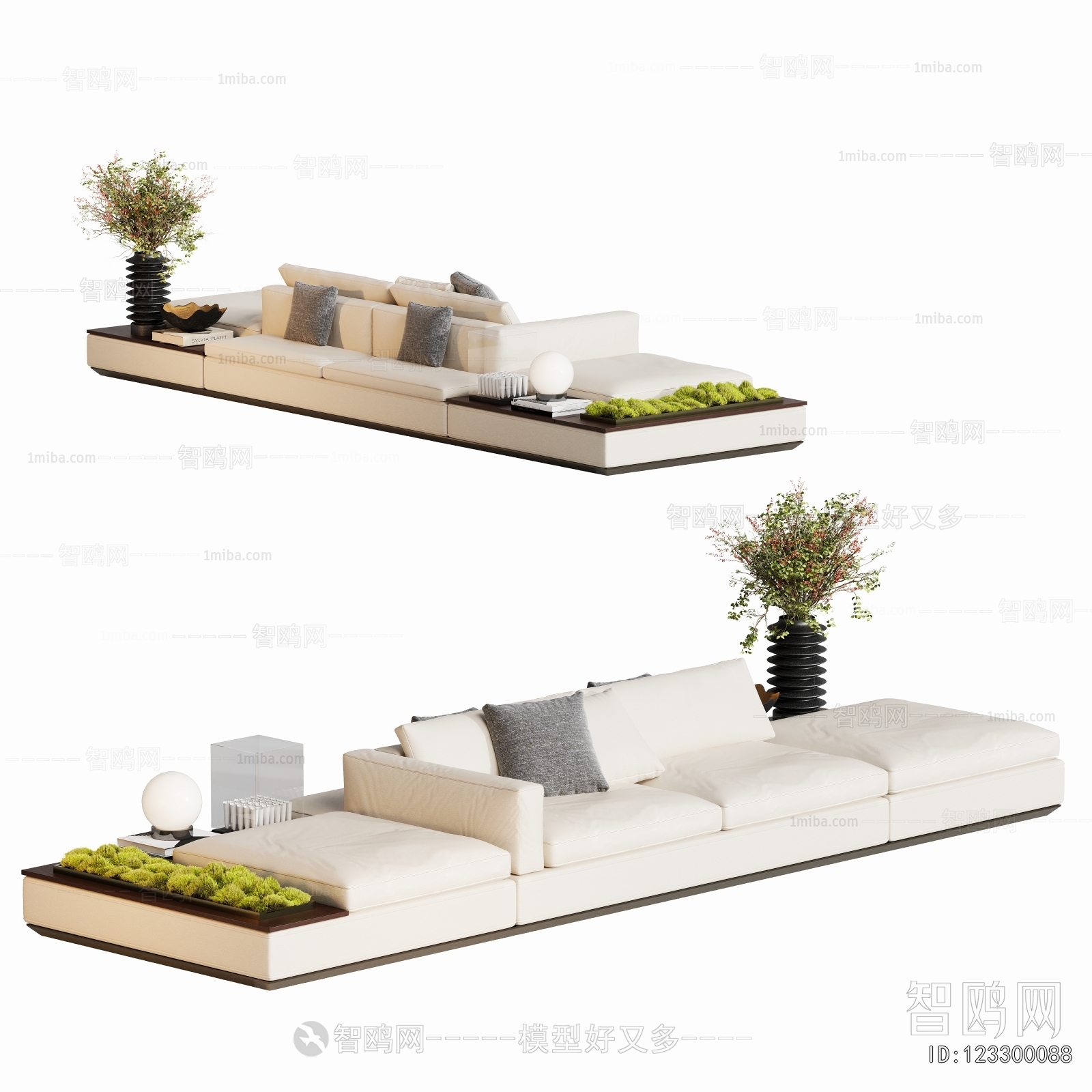 Modern Multi Person Sofa