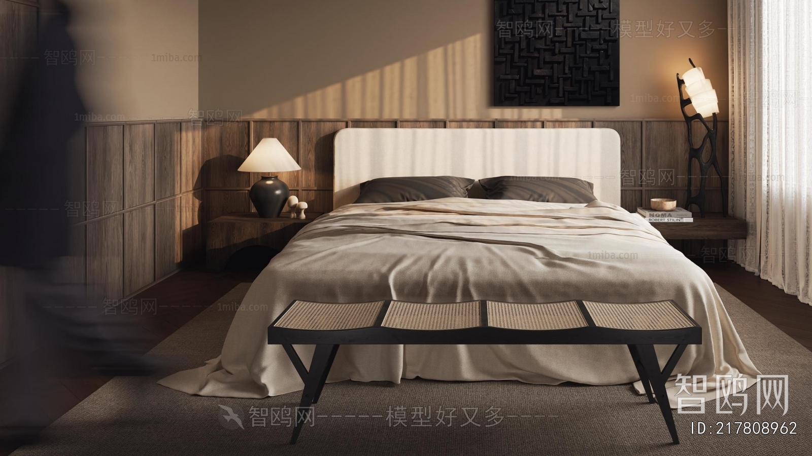 Wabi-sabi Style Bedroom