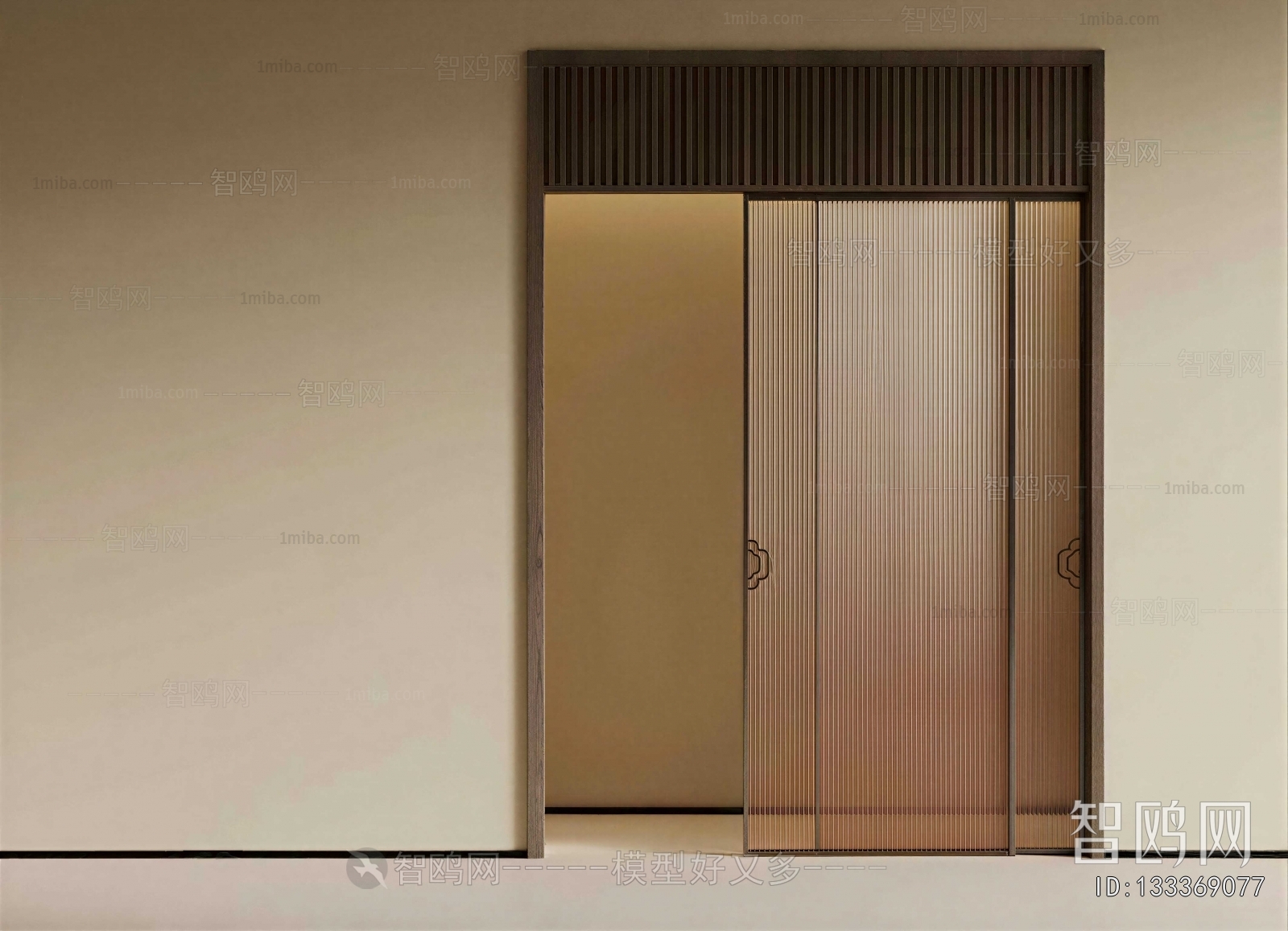 New Chinese Style Sliding Door