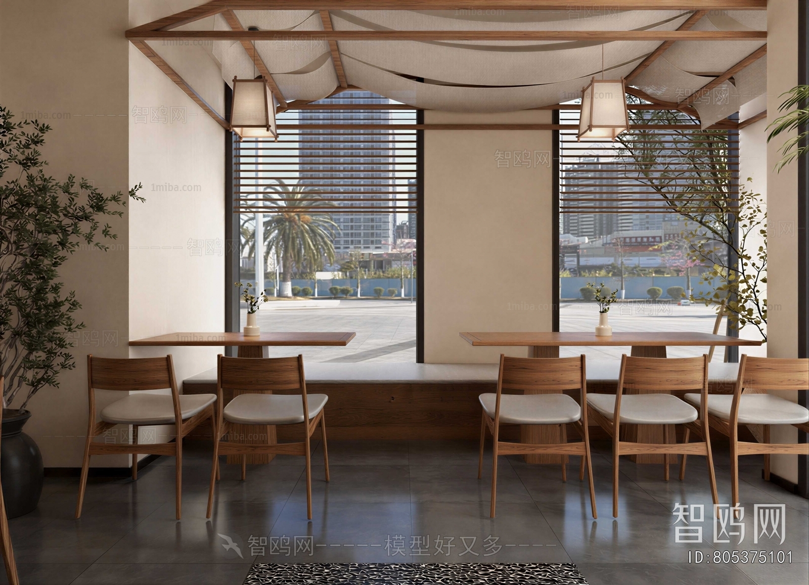 New Chinese Style Dining Room