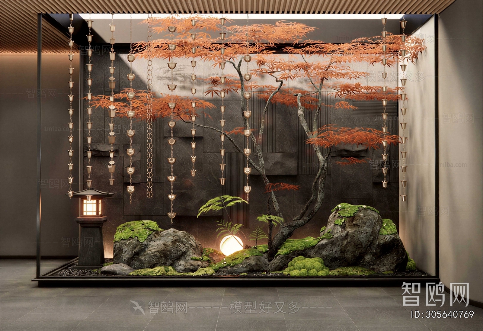 New Chinese Style Plant Landscaping