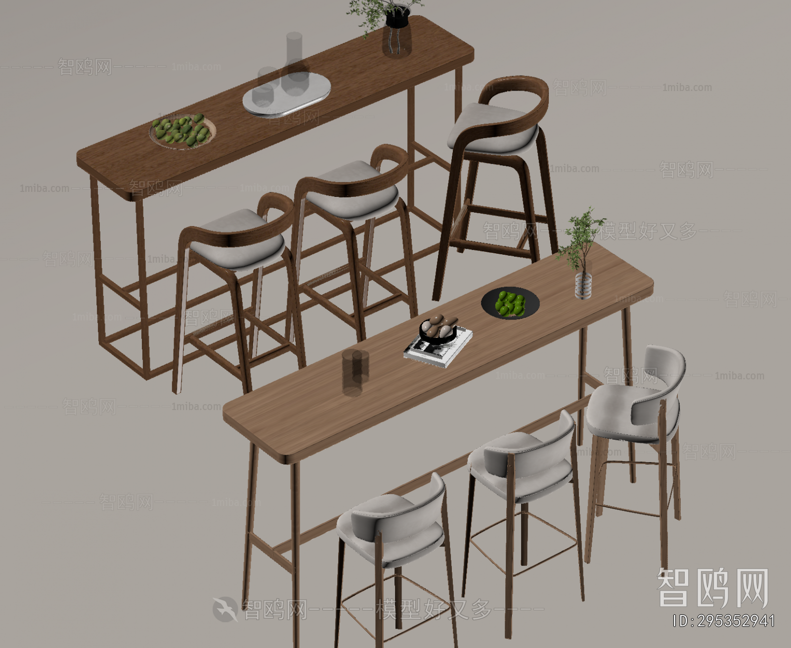 Nordic Style Counter Bar