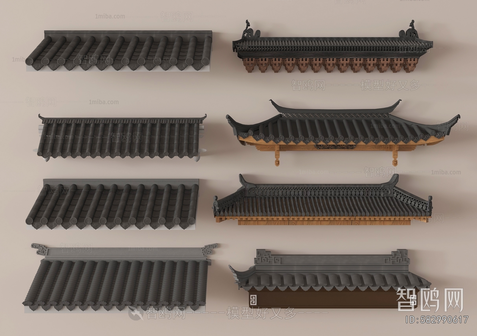 Chinese Style Building Component