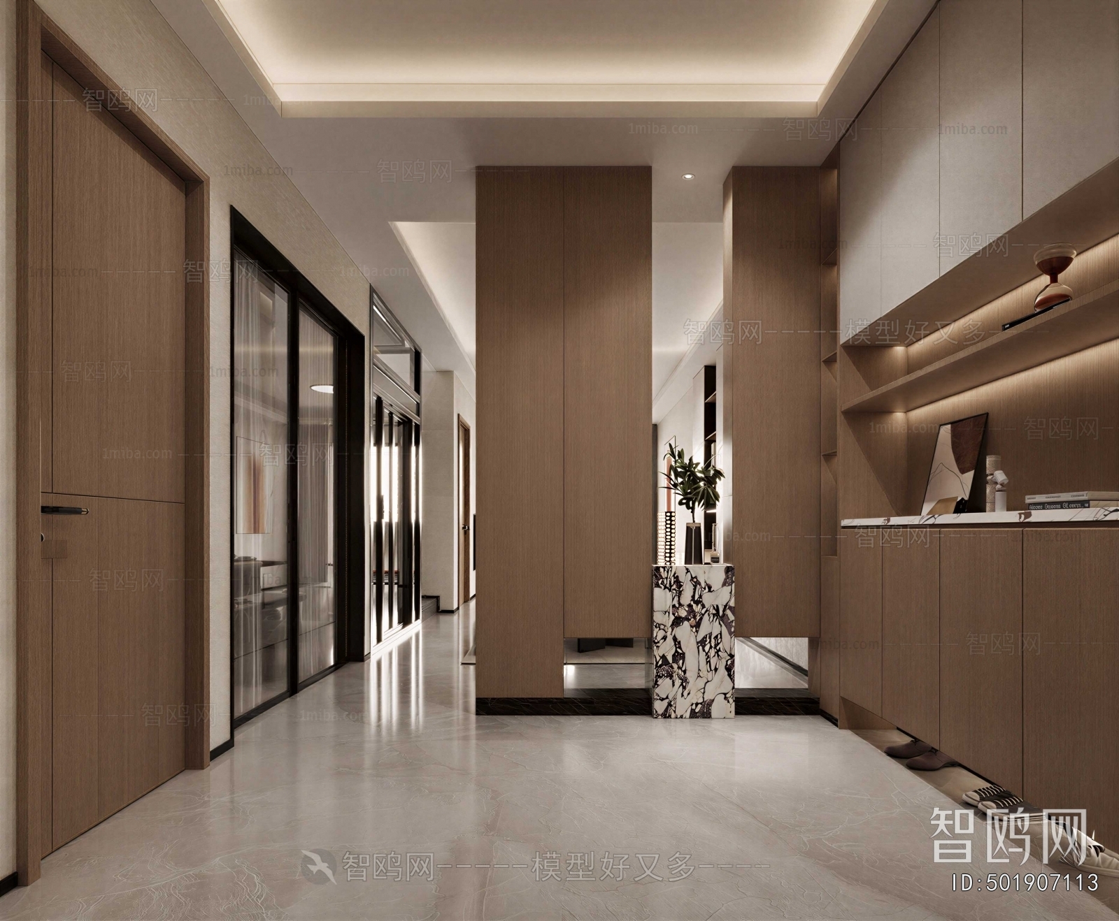 Modern Hallway